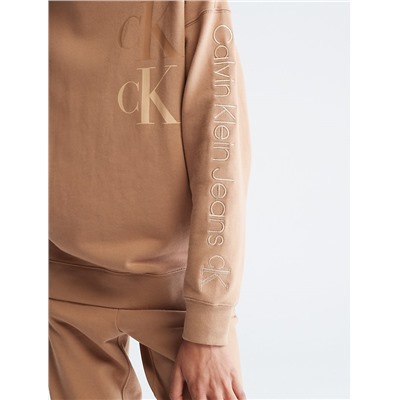 Stacked Monogram Logo Crewneck Sweatshirt