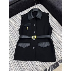 Стильный женский жилет с лацканами  Yve*s Sain*t Lauren*t