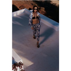 FEW ITEMS LEFT PRINTED CARROT-FIT TROUSERS