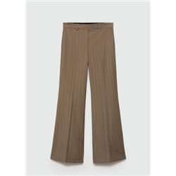 Pantalón flare raya diplomática REF. 77087113