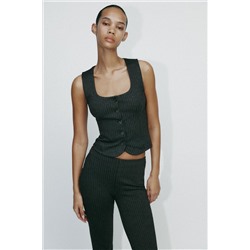 TOP CHALECO INTERLOCK