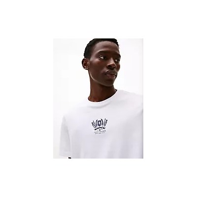 Embroidered Crest Logo T-Shirt