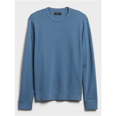 Organic French Terry Crew-Neck Sweatshirt