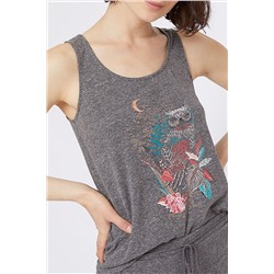 Camiseta de tirantes Klair Antracita