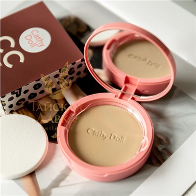 CC-ПУДРА КОМПАКТНАЯ МАТИРУЮЩАЯ «SPEED WHITE» SPF40 PA+++ (24 СРЕДНИЙ БЕЖ) CATHY DOLL