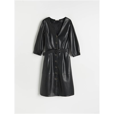 Kleid Aus Kunstleder