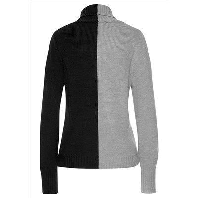 Women's color block sweater