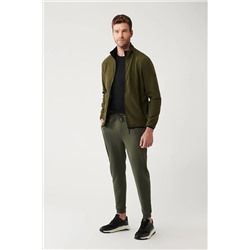 Avva Erkek Haki 3 İplik Baskılı Standart Fit Normal Kesim Jogger Pantolon A32Y3411