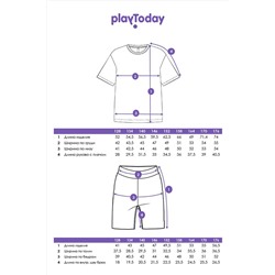 Костюм (Футболка+Шорты) PLAYTODAY, 1088793