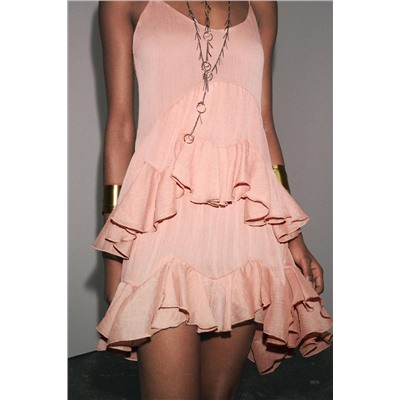 ZW COLLECTION SHORT RUFFLE DRESS