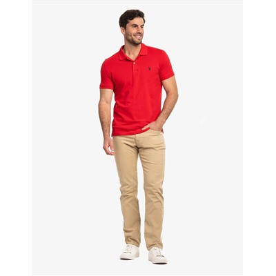 SLIM FIT SOLID PIQUE POLO SHIRT