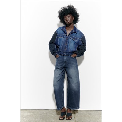 BOMBER DENIM COMBINADA