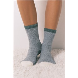 Calcetines largos azul