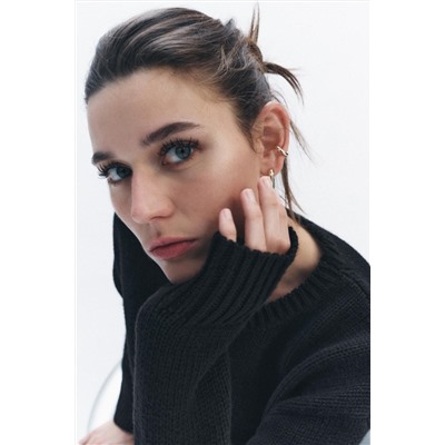 KNIT SWEATER WITH POCKETS