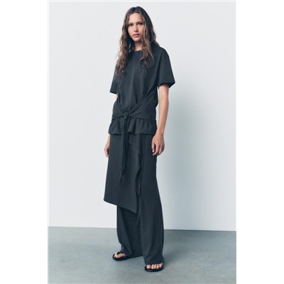 WRAP TROUSERS WITH TIES