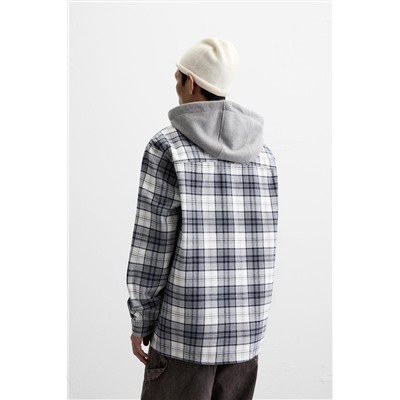 SOBRECAMISA CAPUCHA COMBINADA