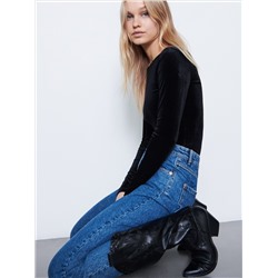 Fit Mom Jeans Im Used-Look