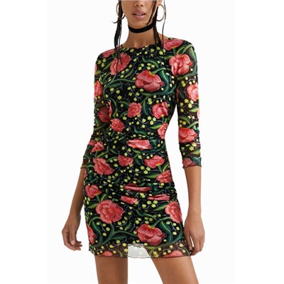Vestido slim forro interior