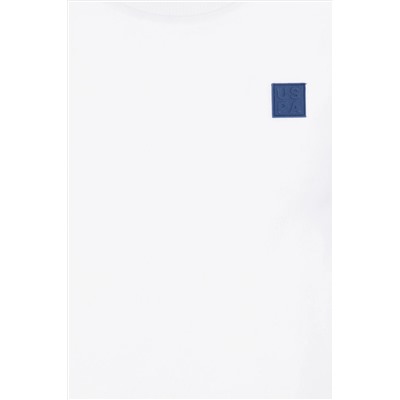 Erkek Çocuk Beyaz Sweatshirt