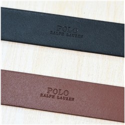 Мужской кожаный модный ремень с металлической пряжкой RALPH LAURE*N