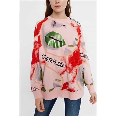 Sudadera oversize 100% algodón
