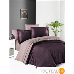 Постельное белье (Сатин де люкс) евро (Serenity Purple/Lilac)