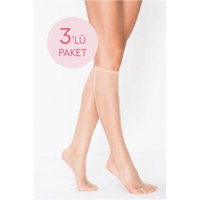 Penti, Fit 15 3lü Açık Ten Pantolon Çorap