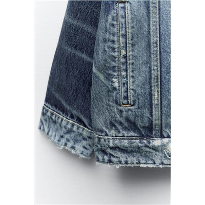 TRF OVERSIZE DENIM JACKET