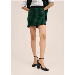 Minifalda pata de gallo -  Mujer | MANGO OUTLET Melilla