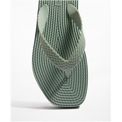 Braided platform beach sandals