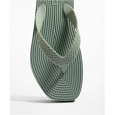 Braided platform beach sandals