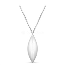 Колье из серебра родированное кц-2297р