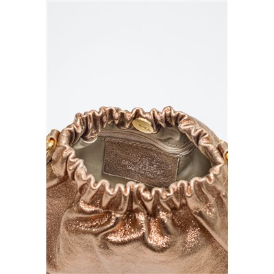 Bandolera de piel Ascea - Dorado