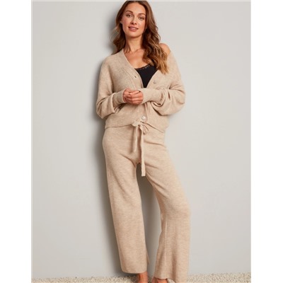Damen Palazzo-Hose - Feinstrick