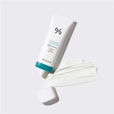 Cica Regen Vegan Sun SPF50+ PA+++ Солнцезащитный веганский крем с центеллой