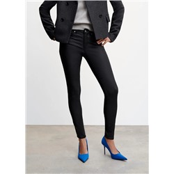 Jeans skinny push-up encerados -  Mujer | MANGO OUTLET España
