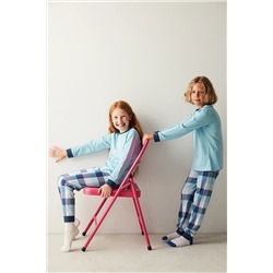 Penti Unisex Çocuk Family Formula Slogan Baskılı Pijama Takımı PNJ9KZAR23SK-MIX