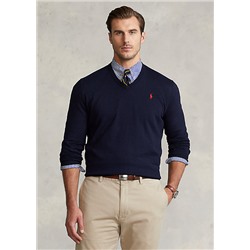 Cotton V-Neck Sweater