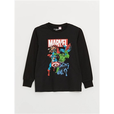 LC Waikiki Bisiklet Yaka Marvel Baskılı Uzun Kollu Erkek Çocuk Pijama Takımı, LCW Kids                                            
                                            Bisiklet Yaka Marvel Baskılı Uzun Kollu Erkek Çocuk Pijama Takımı