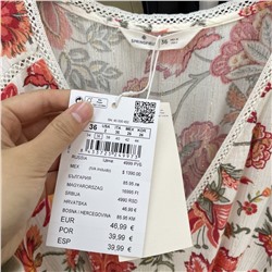 Женское платье с ярким цветочным принтом и люрексом, экспорт  ❤️SPRINGFIEL*D