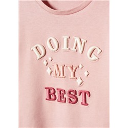 Camiseta estampada algodón