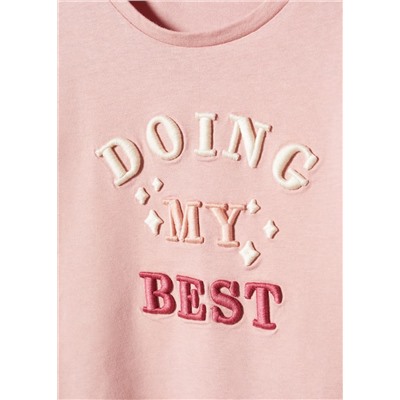 Camiseta estampada algodón