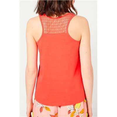 Camiseta de tirantes Canelle Coral