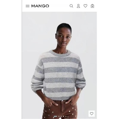 Женский трикотажный свитер  🖤  MANG*O  ОРИГИНАЛ!