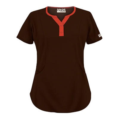 Butter-Soft Scrubs by UA™ Jewel Neck Top
