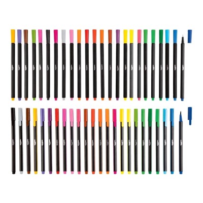 crelando Fineliner / Brushliner, 24 Stück