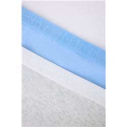 Pack 2 bragas bóxer azul, gris