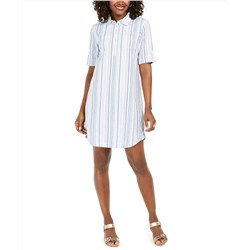 Karen Scott Seersucker Shirtdress, in Regular and Petite, Created for Macy's