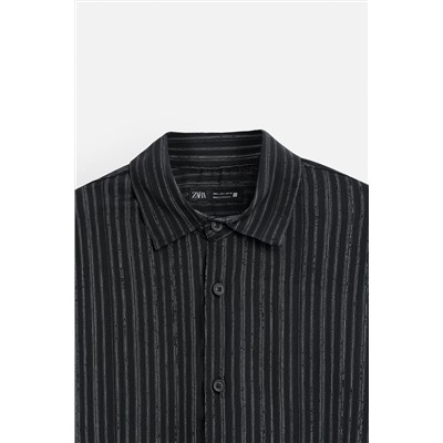 CAMISA RAYAS BRILLO