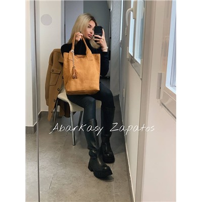 Ab.Zapatos Pelle SHOPPER ser (590) gris